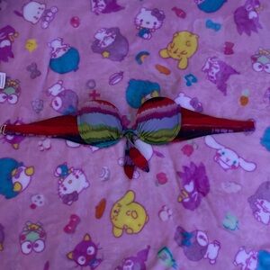 Colorful Striped VS Bikini Top